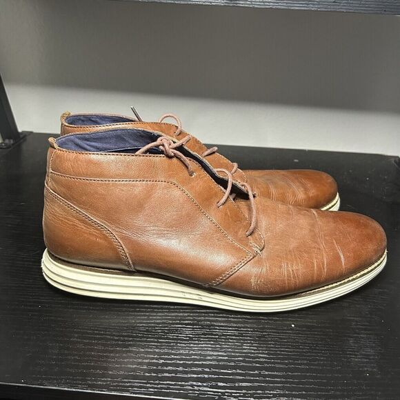 Cole Haan Men's Original Grand Chukka Boot Woodbury/Ivory Style C28213 Size 11 - Picture 1 of 10